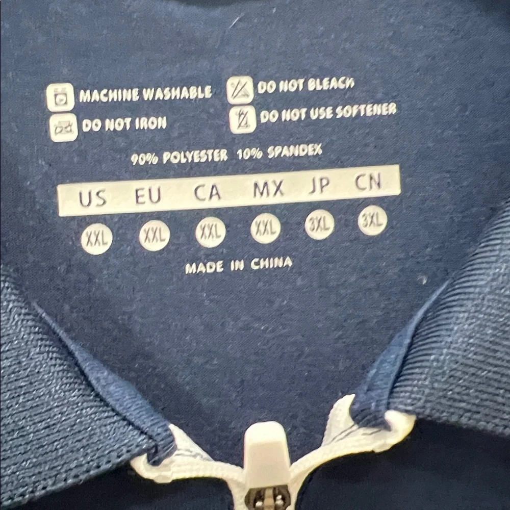 Navy Zip-Front Golf or Leisure Dress - Picture 2 of 6